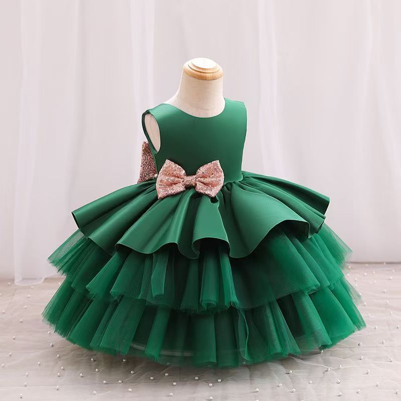 Baby Girl Birthday Party Princess Dresses for Girls Baby Dress Kids Winter Autumn Baptism Christening Clothes