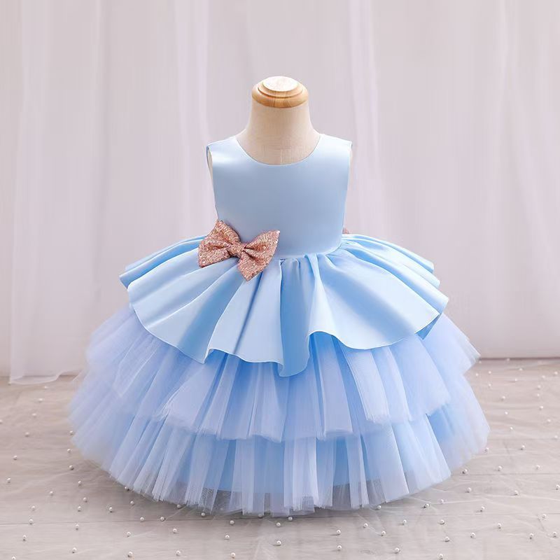 Baby Girl Birthday Party Princess Dresses for Girls Baby Dress Kids Winter Autumn Baptism Christening Clothes