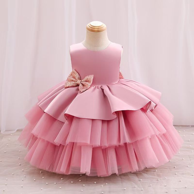 Baby Girl Birthday Party Princess Dresses for Girls Baby Dress Kids Winter Autumn Baptism Christening Clothes
