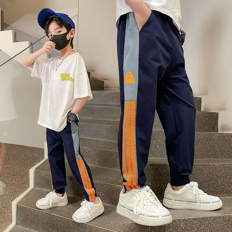 100cm-170cm Children Outdoor Autumn Trousers Kids Pants Boys Casual Pants Kids Clothing Cotton Boys Long Boys Sport Pants Girls Casual Trousers Kids Baby Spring Trousers Cotton Teen Sweatpants For Boy
