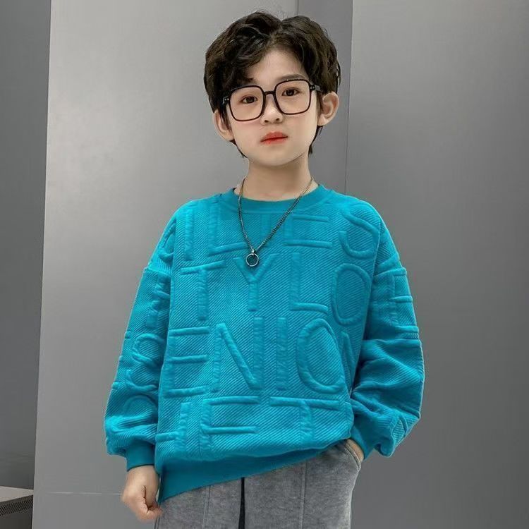 Toddler Boys Shirt Cotton Spring Autumn Fashion Candy-Colored Sleeve Kids Child Tops Hoodie
