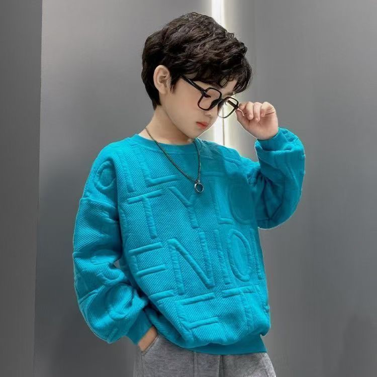 Toddler Boys Shirt Cotton Spring Autumn Fashion Candy-Colored Sleeve Kids Child Tops Hoodie