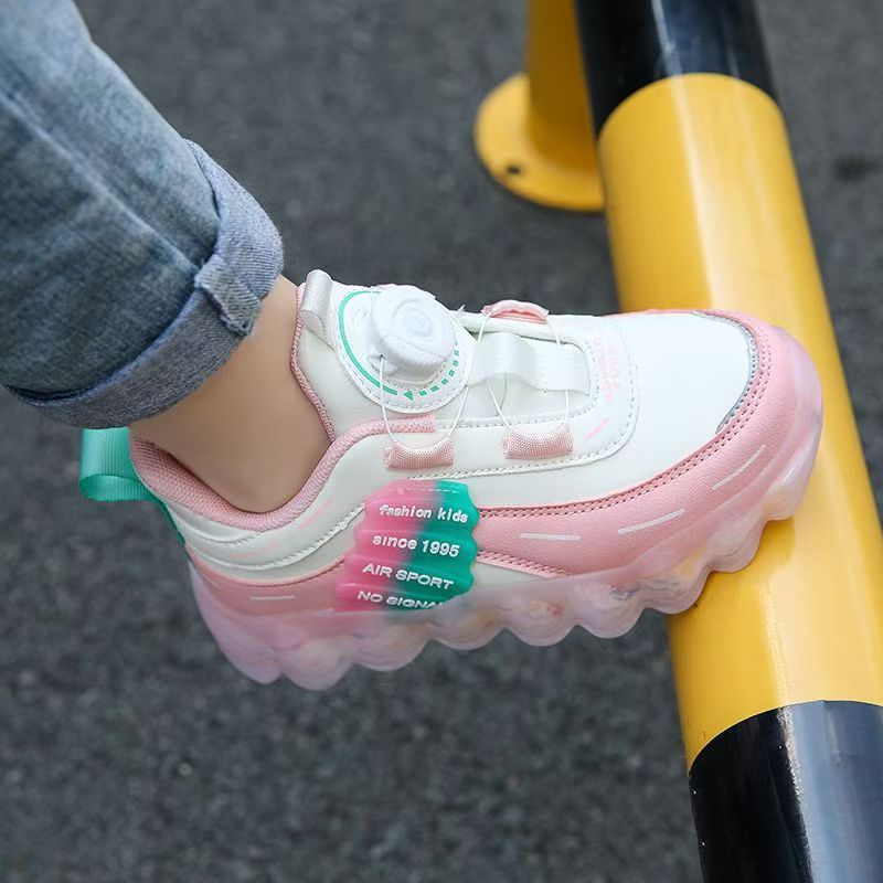Children's children's children's children's children's children's new mesh sports shoes spring and autumn anti-skid wear running casual shoes