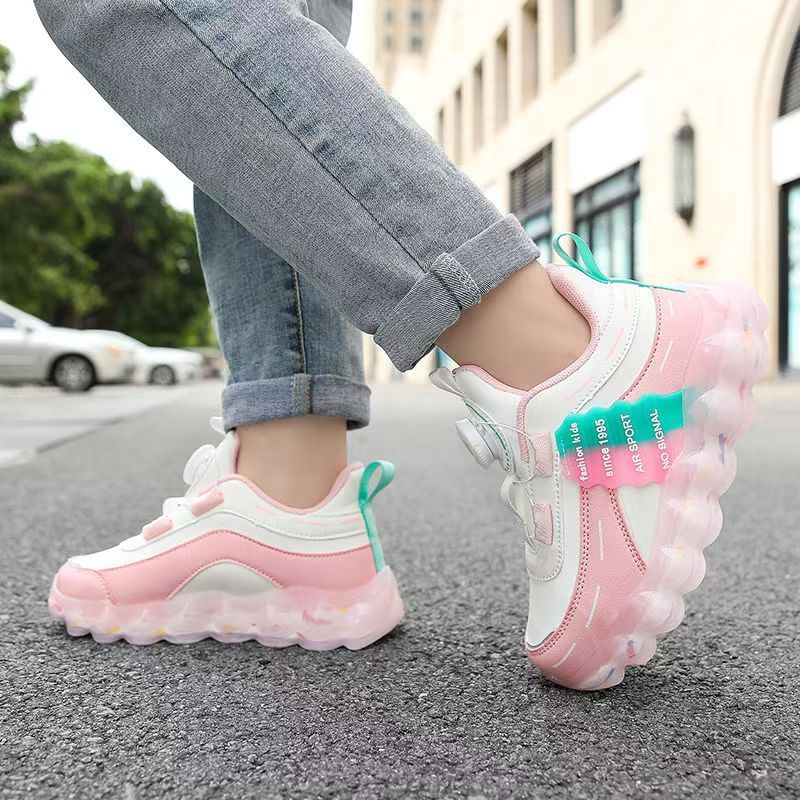 Children's children's children's children's children's children's new mesh sports shoes spring and autumn anti-skid wear running casual shoes