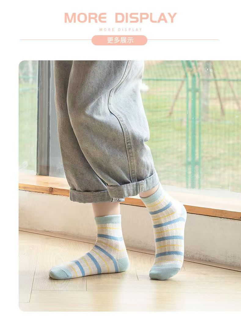 5Pairs/lot Baby socks rubber anti slip floor cartoon kids Toddlers autumn spring Fashion newborn socks boy girl socks