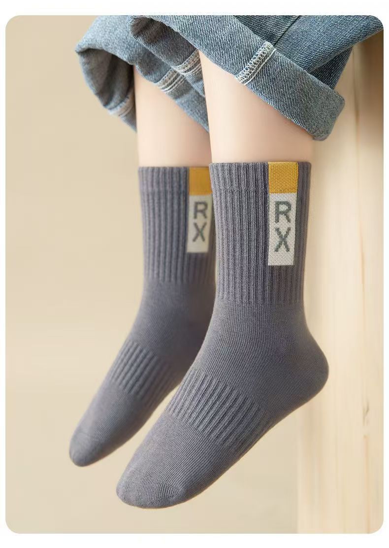 5Pairs/lot Baby socks rubber anti slip floor cartoon kids Toddlers autumn spring Fashion newborn girl boy socks