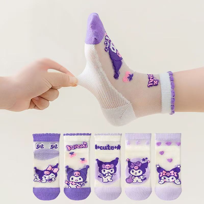 5Pairs/lot Kids Socks Spring Summer Cotton Girls Socks Cute Flowers Pattern for Children Baby Little Girl Clothing Accessories boy girl socks