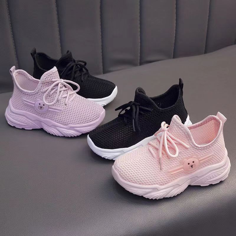 Fashion Kids Shoes Children's Shoes Sneakers Boys Girls Mesh Shoes, Children'S Breathable White Shoes, Children'S Fashionable Students Sneakers Trendy Sports Shoes