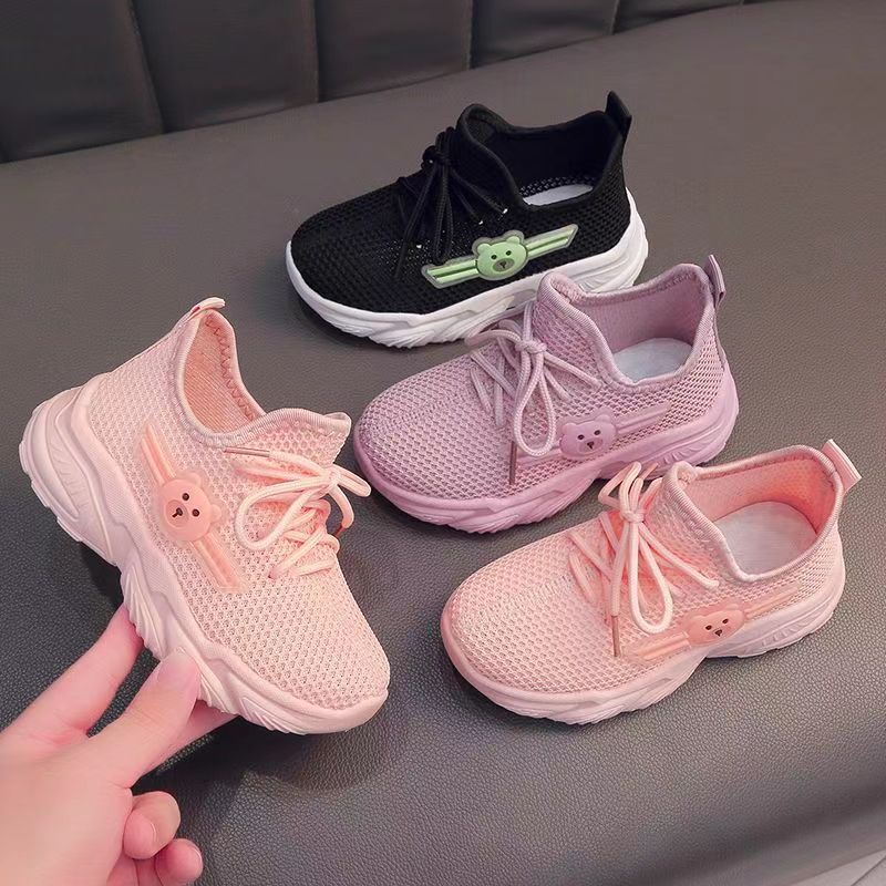 Fashion Kids Shoes Children's Shoes Sneakers Boys Girls Mesh Shoes, Children'S Breathable White Shoes, Children'S Fashionable Students Sneakers Trendy Sports Shoes