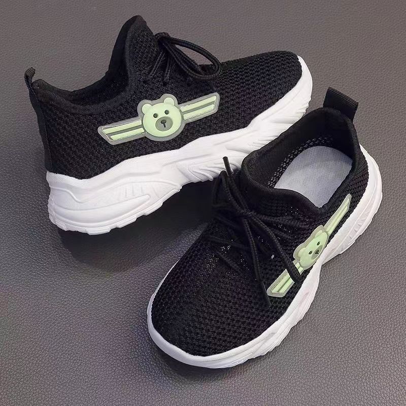 Fashion Kids Shoes Children's Shoes Sneakers Boys Girls Mesh Shoes, Children'S Breathable White Shoes, Children'S Fashionable Students Sneakers Trendy Sports Shoes