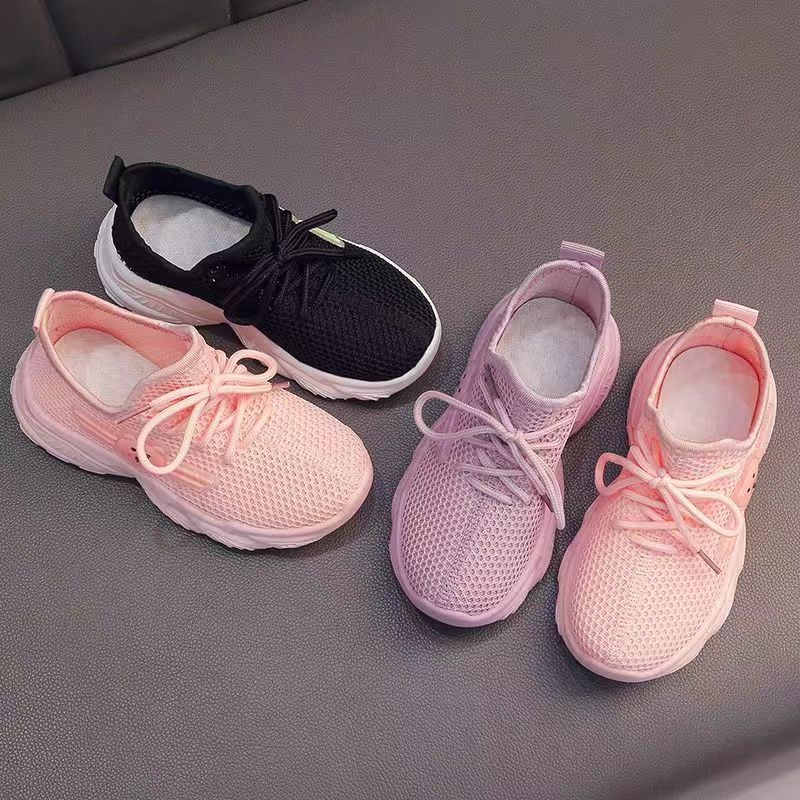 Fashion Kids Shoes Children's Shoes Sneakers Boys Girls Mesh Shoes, Children'S Breathable White Shoes, Children'S Fashionable Students Sneakers Trendy Sports Shoes