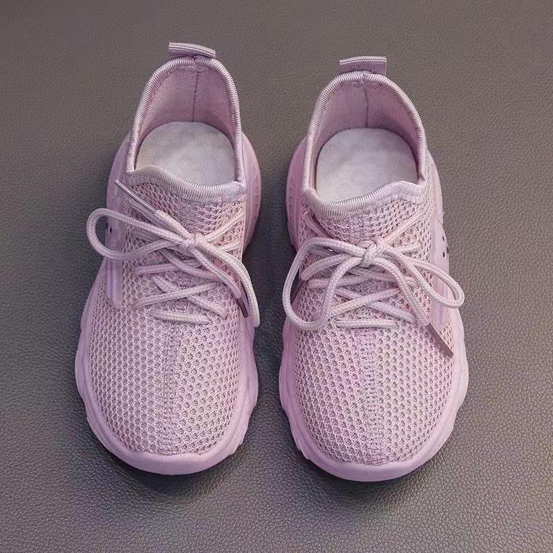 Fashion Kids Shoes Children's Shoes Sneakers Boys Girls Mesh Shoes, Children'S Breathable White Shoes, Children'S Fashionable Students Sneakers Trendy Sports Shoes
