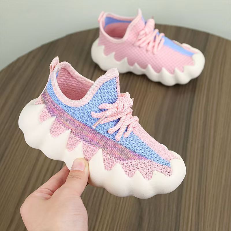 Fashion Kids Shoes Children's Shoes Sneakers Boys Girls Mesh Shoes, Children'S Breathable White Shoes, Children'S Fashionable Students Sneakers Trendy Sports Shoes Baby Shoes