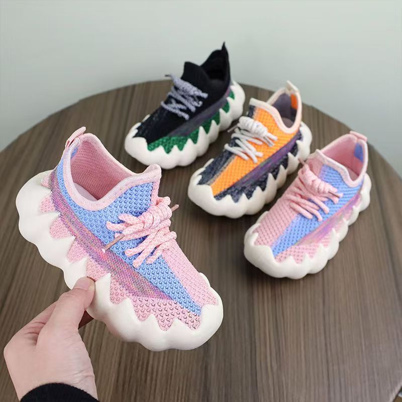 Fashion Kids Shoes Children's Shoes Sneakers Boys Girls Mesh Shoes, Children'S Breathable White Shoes, Children'S Fashionable Students Sneakers Trendy Sports Shoes Baby Shoes