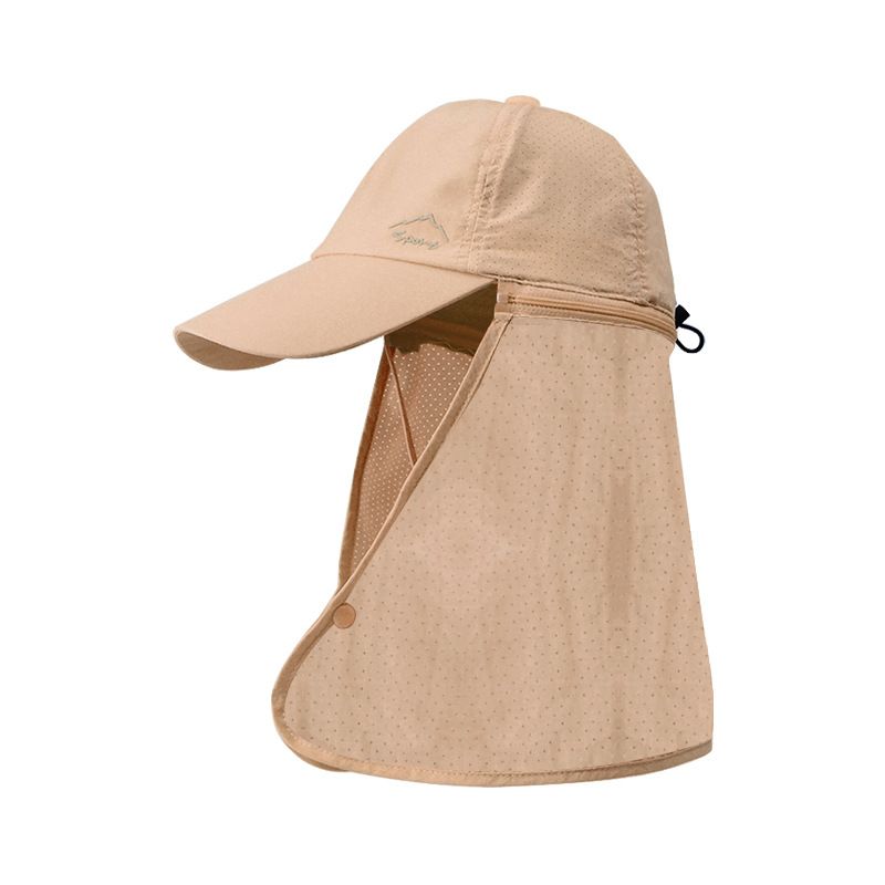Men Summer Fishing Sun Protection Baseball Cap Quick Drying Waterproof Detachable Sun Cap Shawl Women Outdoor Breathable Visor