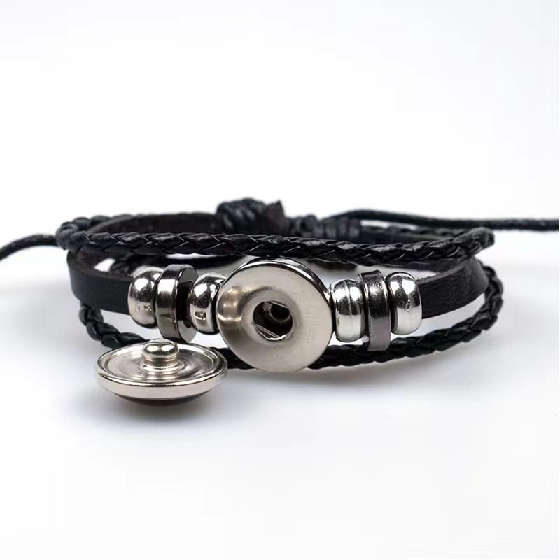 12 Constellation Zodiac Sign Charm Luminous Bracelets Men Women Vintage Multilayer Wrap Leather Bracelet & Bangle Birthday Gift