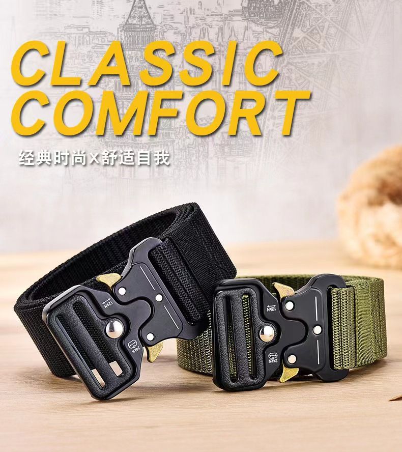 Men's Belt Army Outdoor Hunting Tactical Multi Function Combat Survival High Quality Marine Corps Canvas For Nylon Male Luxury