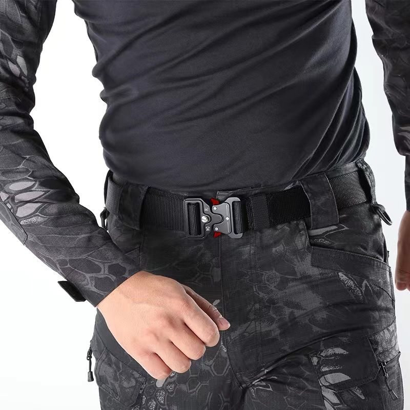 Men's Belt Army Outdoor Hunting Tactical Multi Function Combat Survival High Quality Marine Corps Canvas For Nylon Male Luxury
