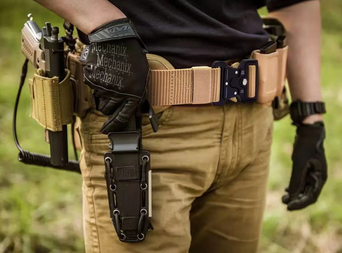 Men's Belt Army Outdoor Hunting Tactical Multi Function Combat Survival High Quality Marine Corps Canvas For Nylon Male Luxury