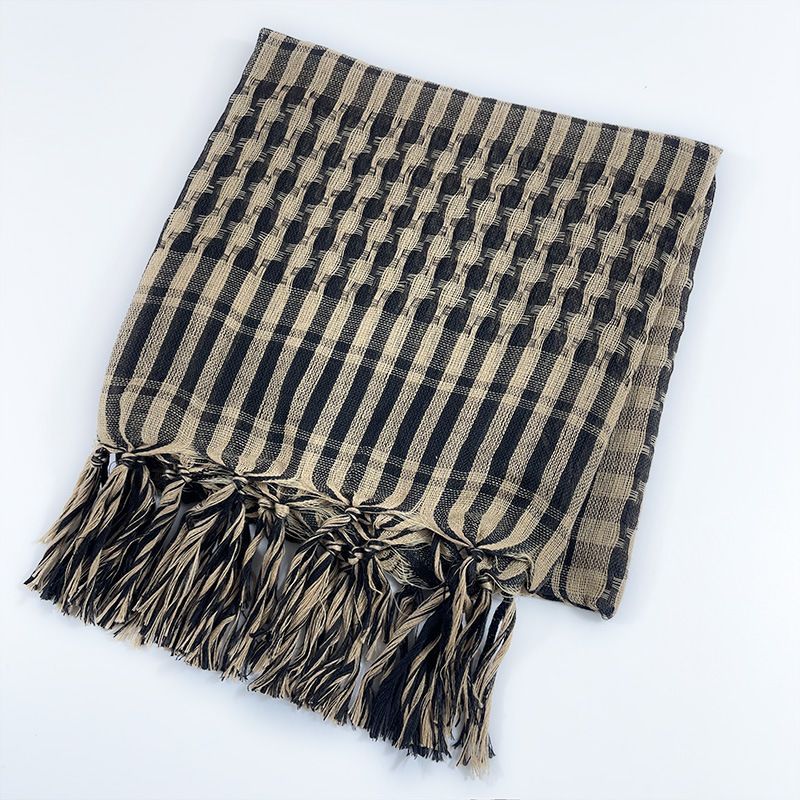 Summer Women Tactical Arab Scarf Men Fashion Lightweight Hijab Scarf Spring Army Plaid Head Scarf Keep Warm 2024 New Hot Sale