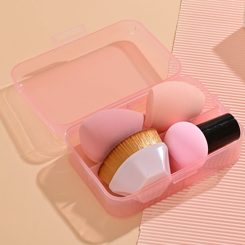 4PCS 55 Magic Brush Makeup Egg Don't Eat Powder Makeup Egg Makeup Sponge Powder Puff Dry Wet Soft Extra Large Diagonal Cutting Tool