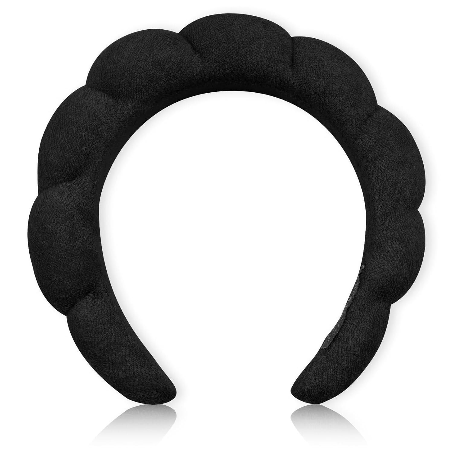 Cross border sponge Fried Dough Twists cloud hair band wholesale women's sweet high-grade towel cloth high skull top wash face band