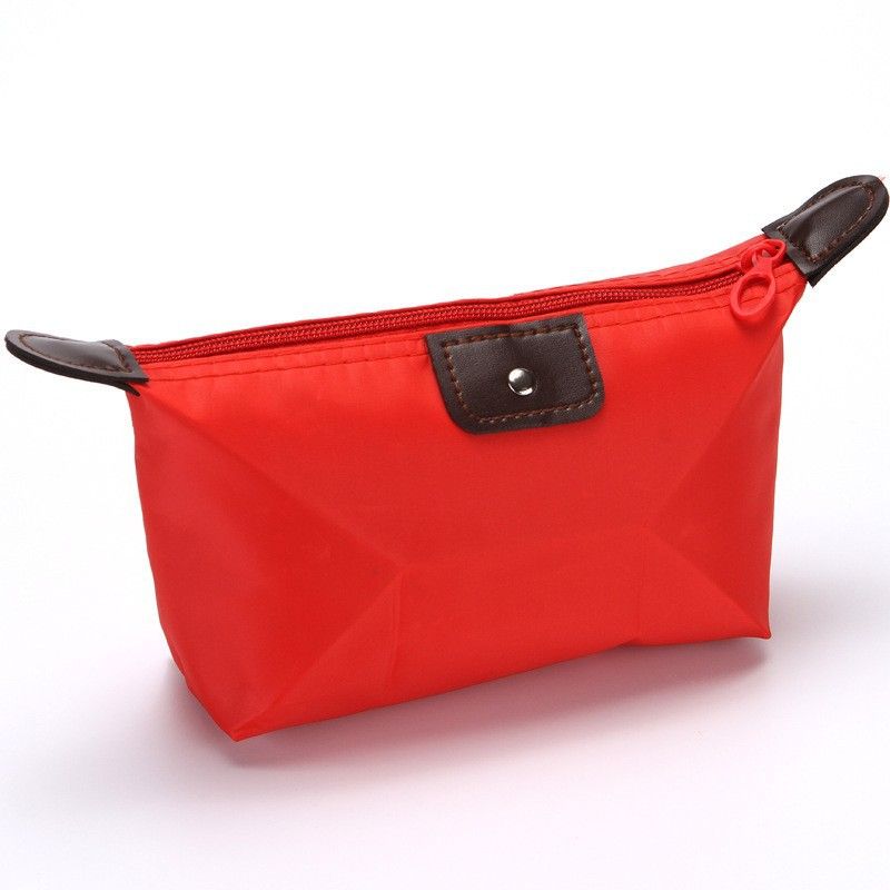 Cute dumpling makeup bag, foldable dumpling bag, gold ingot shaped gift storage and toiletries bag