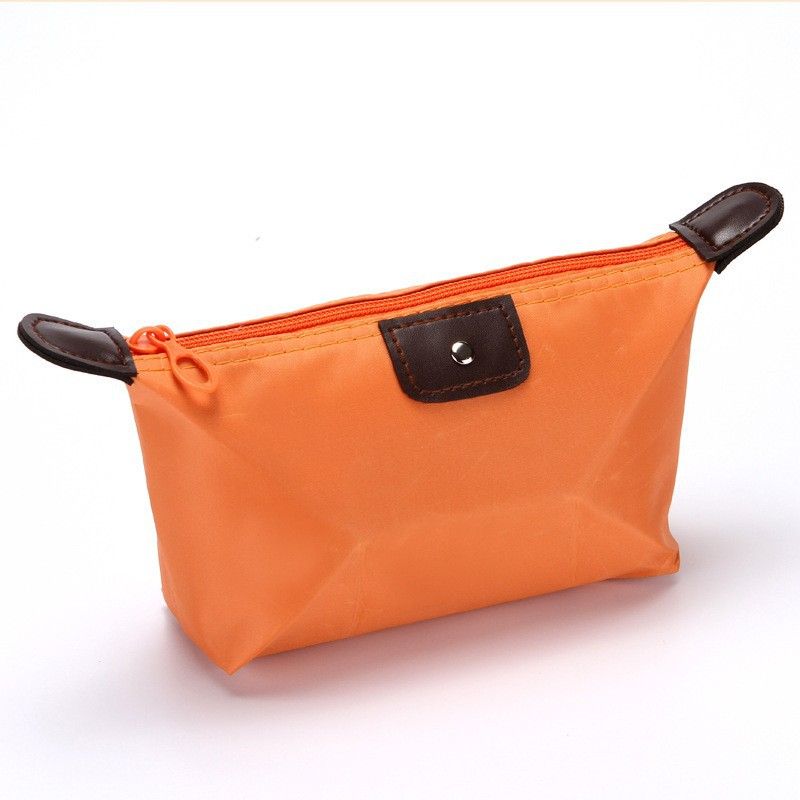 Cute dumpling makeup bag, foldable dumpling bag, gold ingot shaped gift storage and toiletries bag