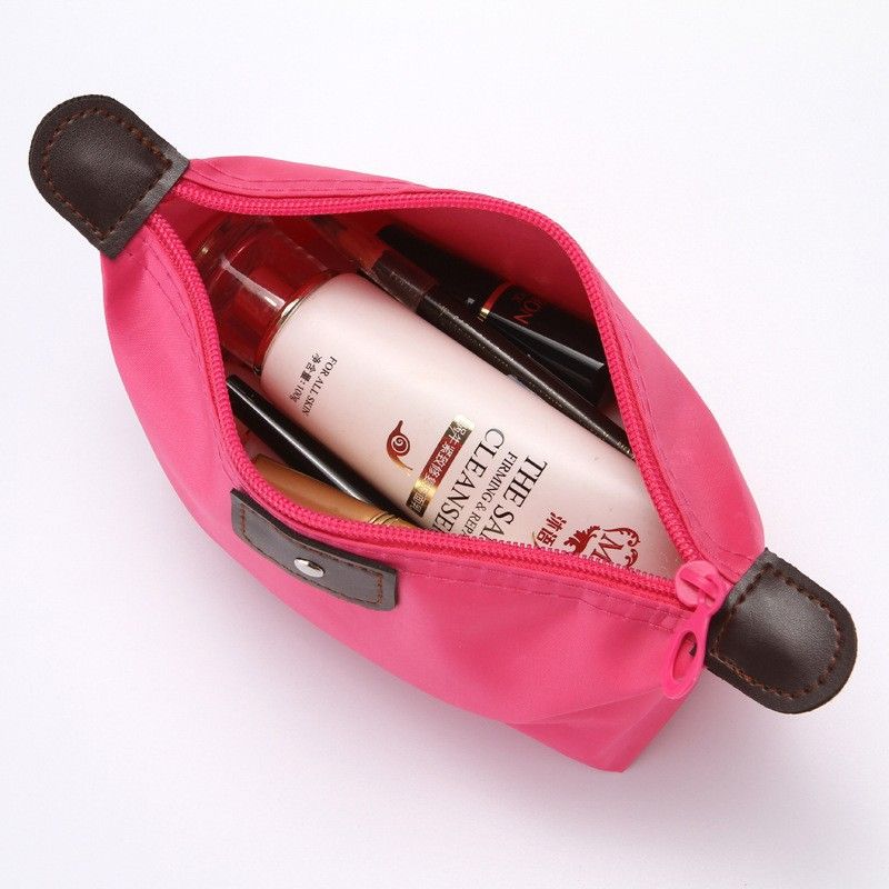 Cute dumpling makeup bag, foldable dumpling bag, gold ingot shaped gift storage and toiletries bag