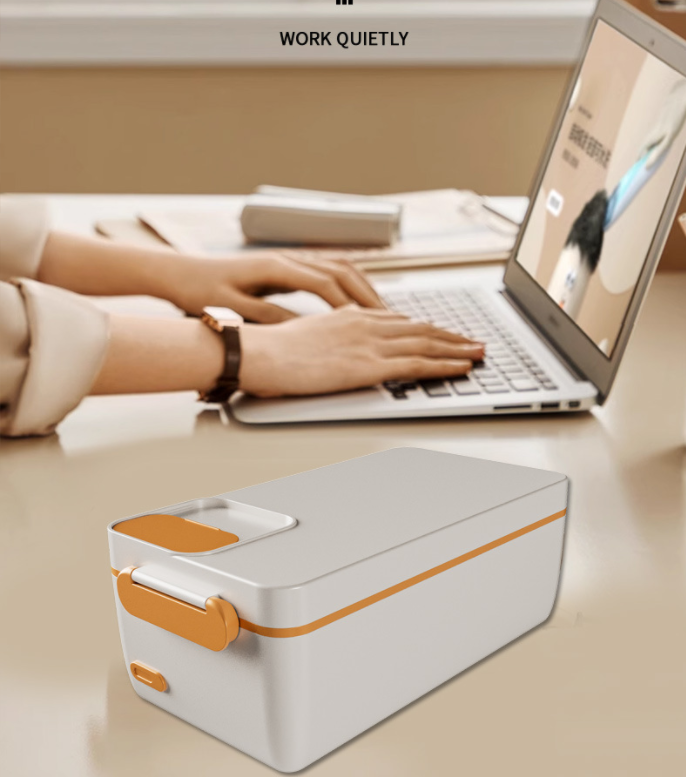 Large capacity electric thermal insulation lunch box with 304 inner container, a household office lunch box hot rice artifact