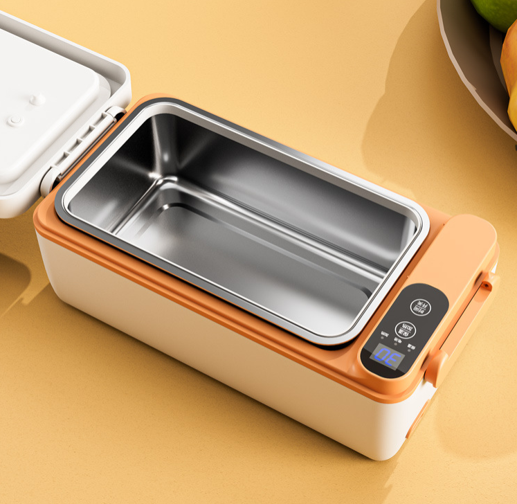 Large capacity electric thermal insulation lunch box with 304 inner container, a household office lunch box hot rice artifact