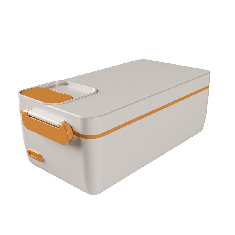 Large capacity electric thermal insulation lunch box with 304 inner container, a household office lunch box hot rice artifact