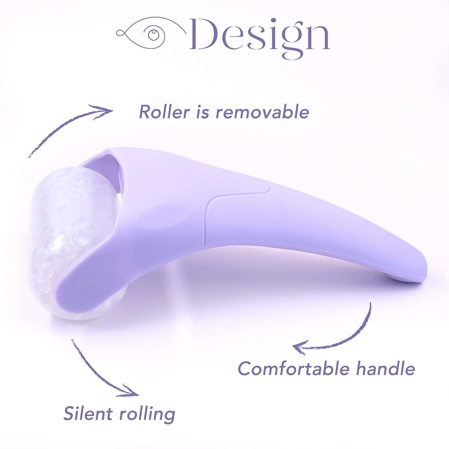 Ice roller massager facial ice head roller beauty ice compress massager