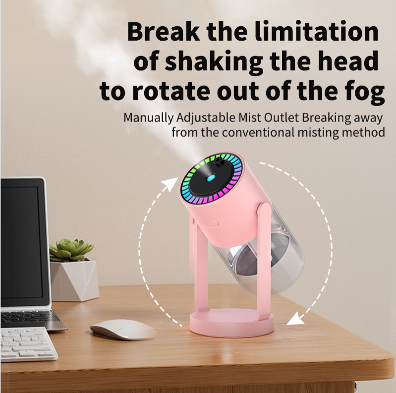 New Starry Sky Projection Humidifier USB Creative Car Air Humidifier Home Hydration Nebulizer