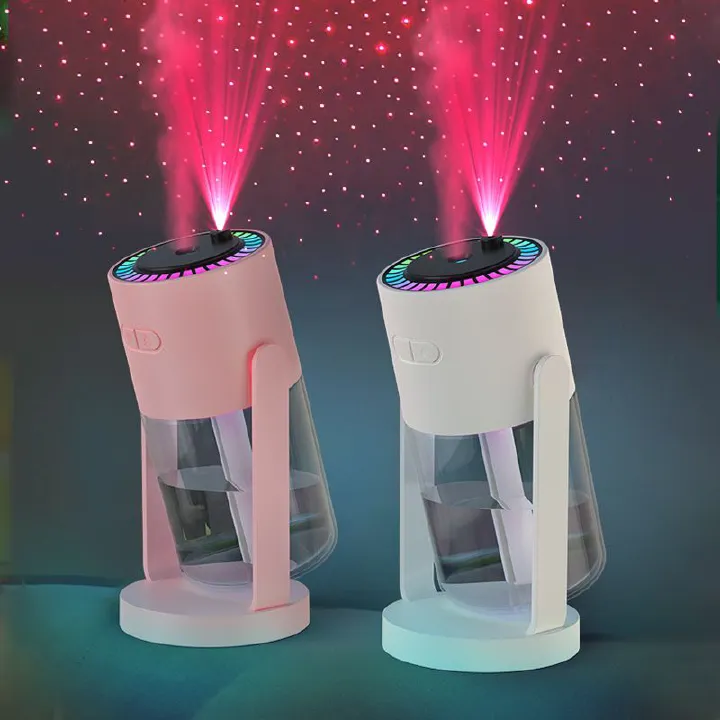 New Starry Sky Projection Humidifier USB Creative Car Air Humidifier Home Hydration Nebulizer