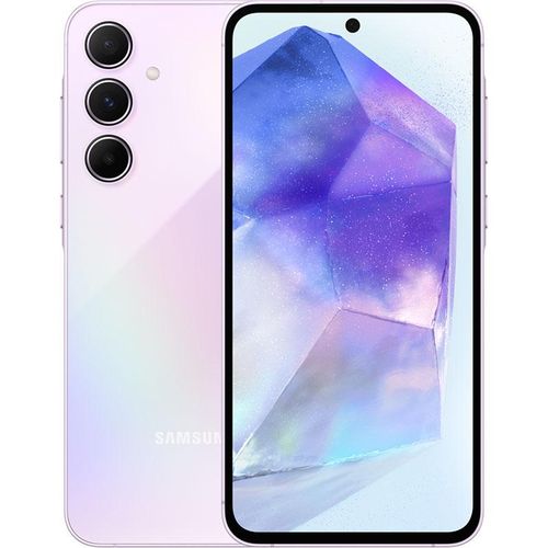 New Arrival Samsung Galaxy A55 5G 256GB+8GB 120Hz 6.6" AMOLED 50MP Triple Camera IP67 Waterproof Android 14 5000mAh 25W Type-C Smart Phones Under-Display Fingerprint Unlock