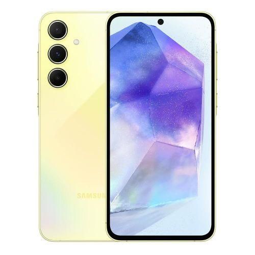New Arrival Samsung Galaxy A55 5G 256GB+8GB 120Hz 6.6" AMOLED 50MP Triple Camera IP67 Waterproof Android 14 5000mAh 25W Type-C Smart Phones Under-Display Fingerprint Unlock