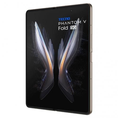 Tecno Phantom V Fold-5G, 512GB + 12GB RAM (Dual SIM), 5000mAh Glass front folded (Gorilla Glass Victus), plastic back, aluminum frame, Foldable LTPO AMOLED, Mediatek Dimensity 9000+ (4 nm)