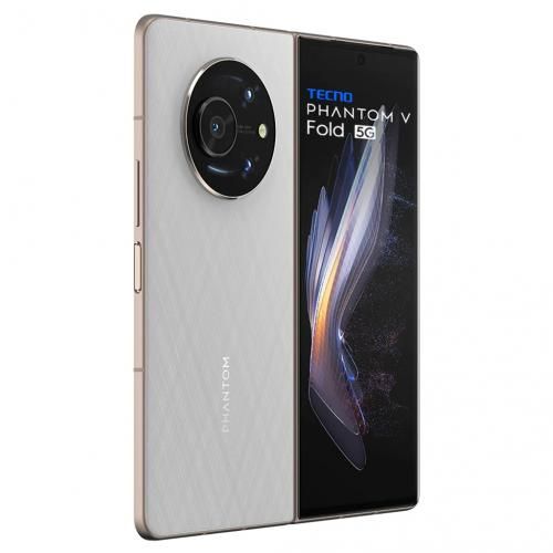 Tecno Phantom V Fold-5G, 512GB + 12GB RAM (Dual SIM), 5000mAh Glass front folded (Gorilla Glass Victus), plastic back, aluminum frame, Foldable LTPO AMOLED, Mediatek Dimensity 9000+ (4 nm)