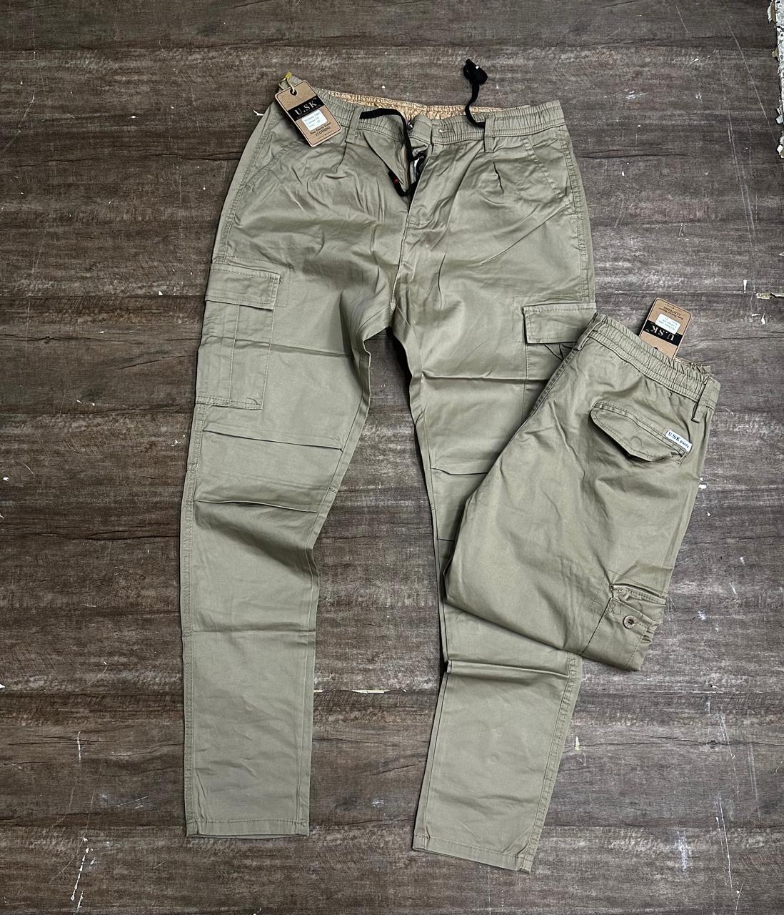 Men's Cargo Pants Casual Multi Pockets Military Tactical Pants Men Outerwear Army Straight Slacks Long Trousers