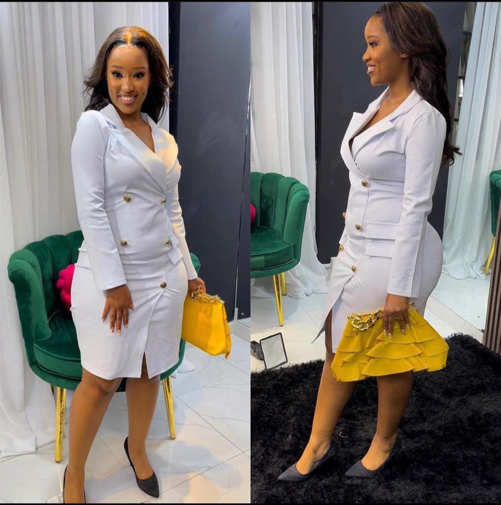 Ladies Fashion Heavy Cotton Corporate Dress Suitable For Casual/Official occasions. Stylish and Elegant.