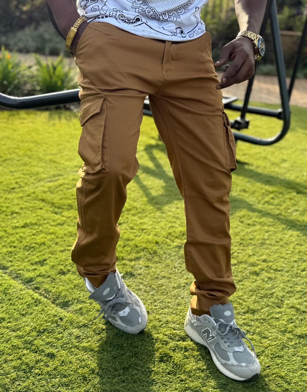 Men's Cargo Pants Casual Multi Pockets Military Tactical Pants Men Outerwear Army Straight Slacks Long Trousers