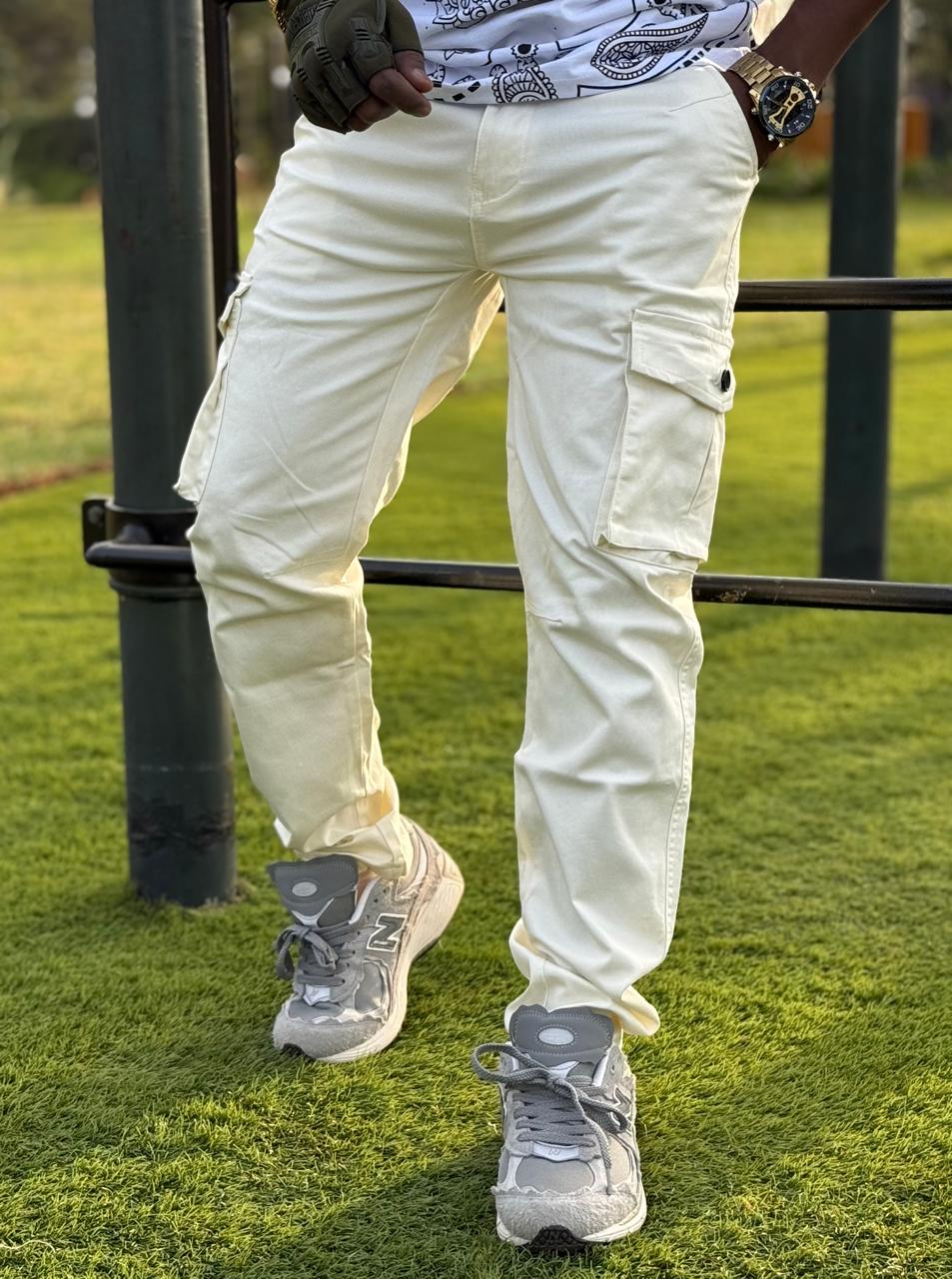 Men's Cargo Pants Casual Multi Pockets Military Tactical Pants Men Outerwear Army Straight Slacks Long Trousers