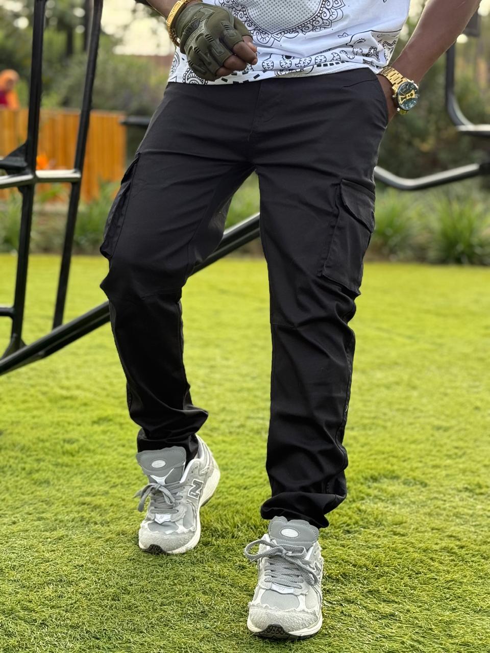 Men's Cargo Pants Casual Multi Pockets Military Tactical Pants Men Outerwear Army Straight Slacks Long Trousers