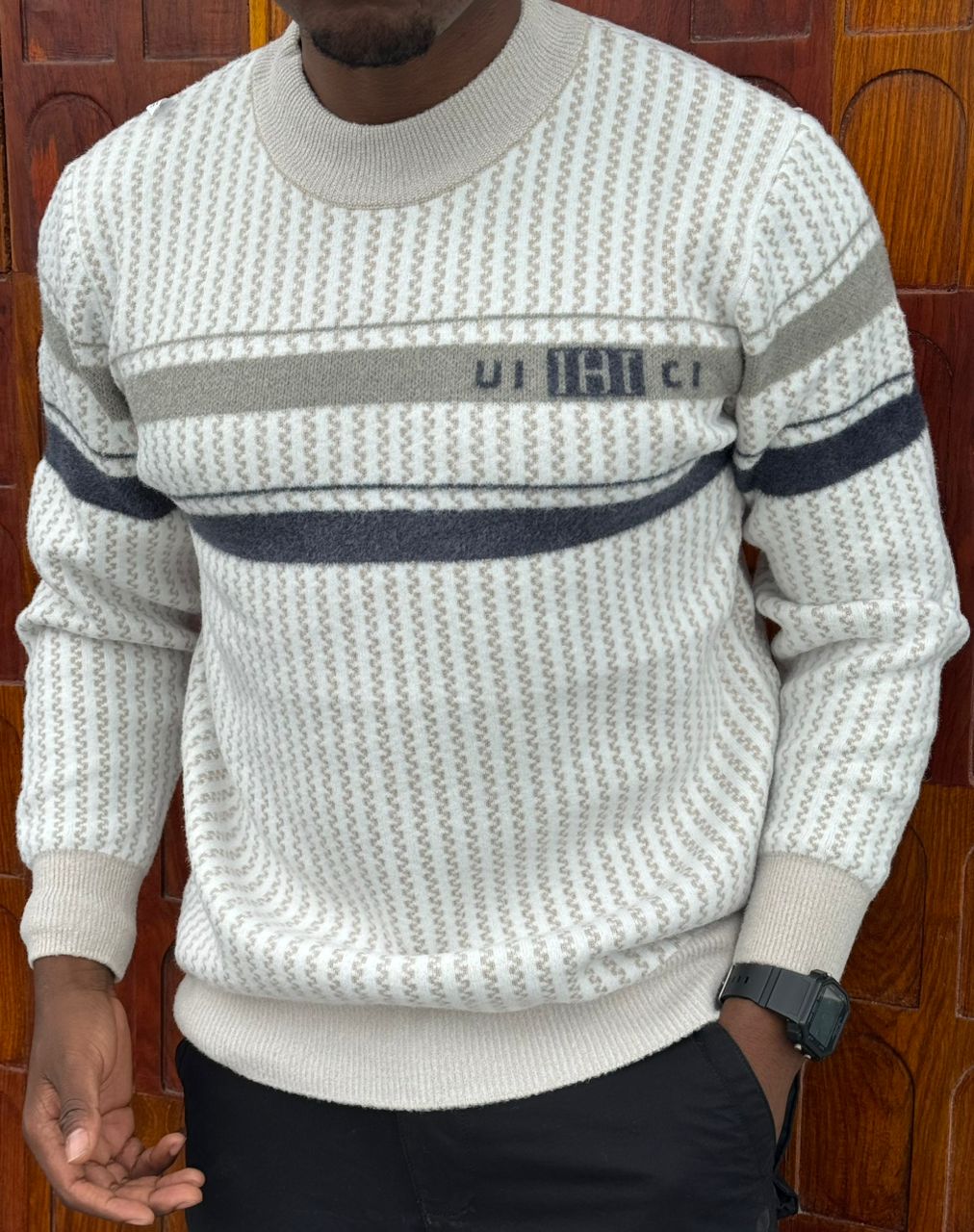 Sweaters & Cardigans Autumn And Winter Large Size Men's Sweater Pullover Long Sleeves Fashion Simple Personality All Urban Neck round  Neck Men's Knitwear