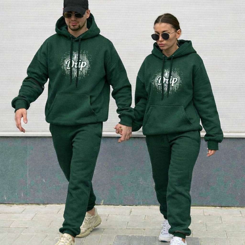 Vintage classic Suits for unisex (couples/ lovers) sweatsuits Sweat Track Suits 2-Piece Casual Athletic Jogging Warm-Up Complete hooded Sets