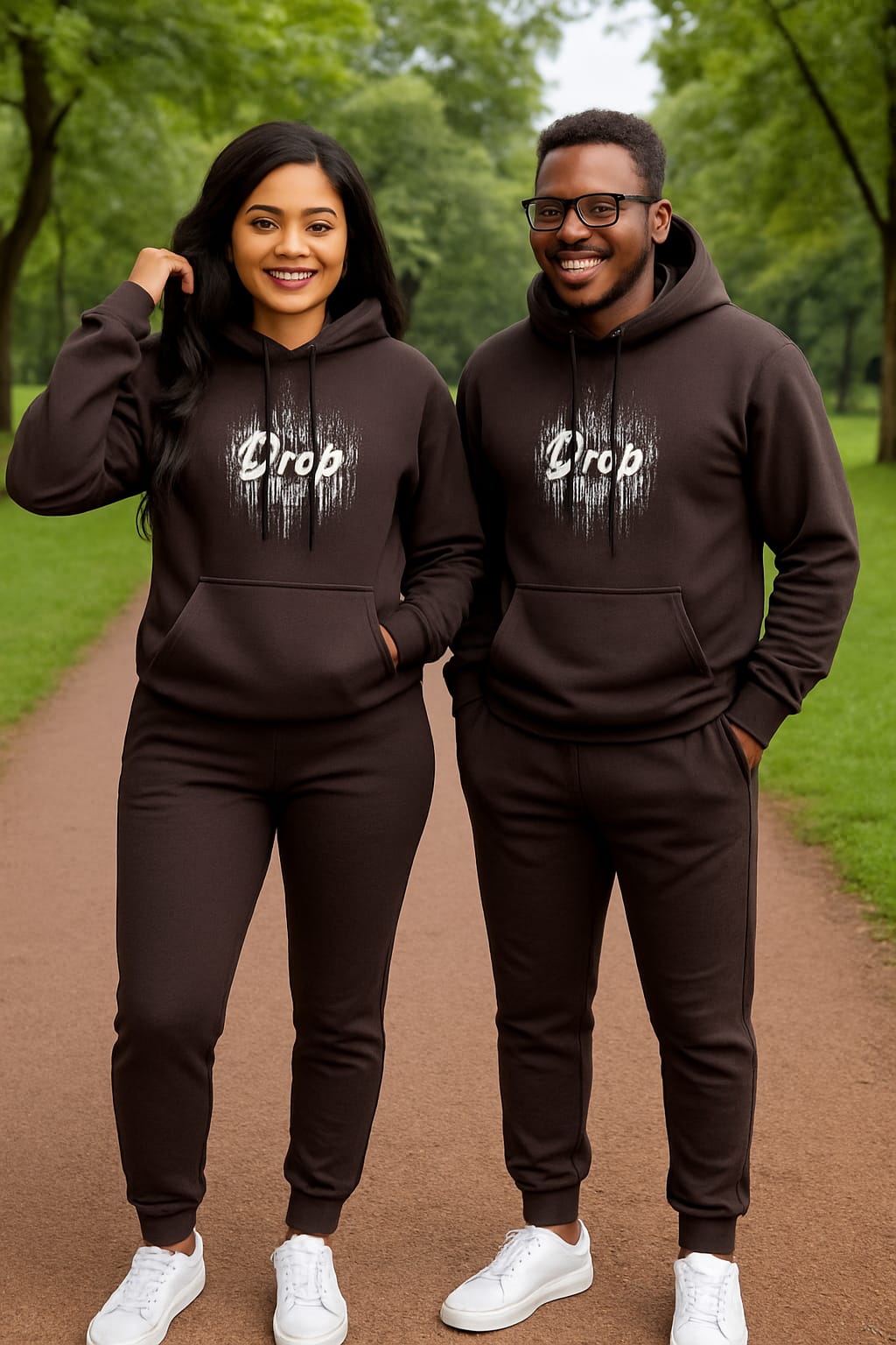 Vintage classic Suits for unisex (couples/ lovers) sweatsuits Sweat Track Suits 2-Piece Casual Athletic Jogging Warm-Up Complete hooded Sets