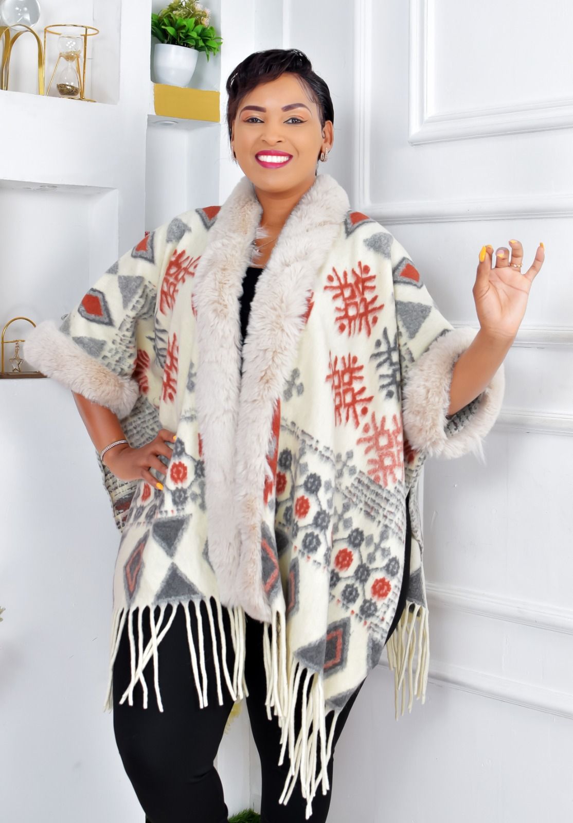 ⭐⭐💫your favourite has been restocked 

🌺Elegant Ponchos —   special 💝

🌹Cozy, classy, and effortlessly stylish for all occasions