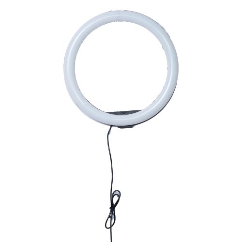 12 Inch Ring Light with Tripod Stand - Dimmable Beauty Ringlight for Selfie Live Stream/Makeup/Youtube/Tiktok Video Black L 2m 50W