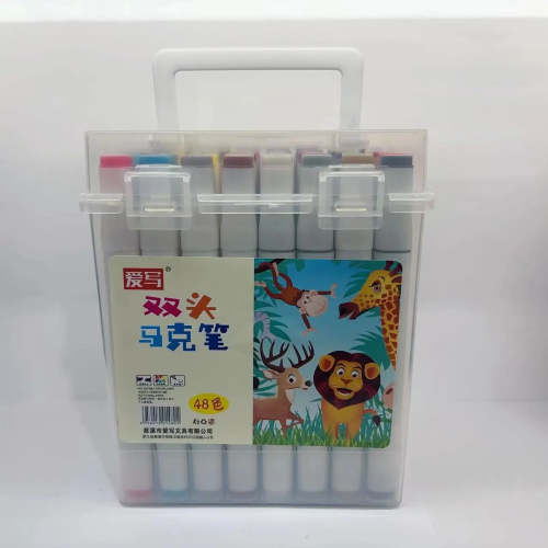 Mark Pen Set 48, 60 Pcs Alcohol Dual Tip Marker Pens